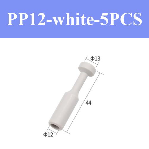 5PCS /Lot Pneumatic Blanking Pipe End Cup Plug Plugs Air Hose Tube Push Fit Connector Plastic PPF PP4 /6/8/10/12mm