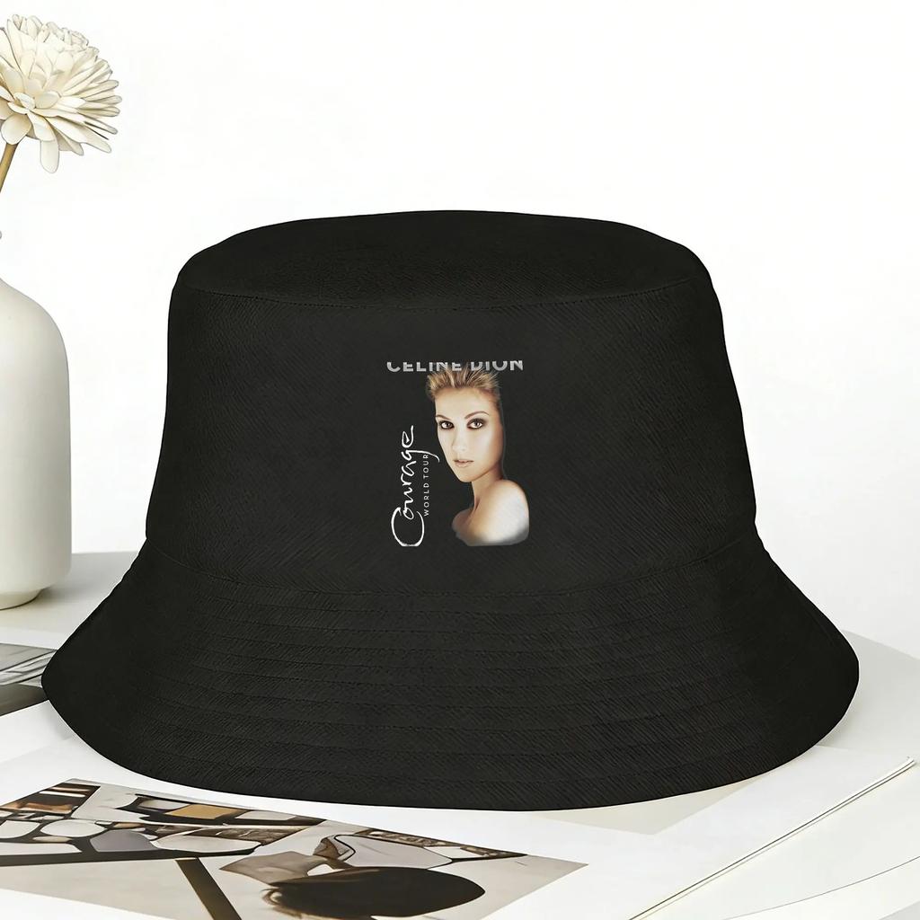 Paar Celine Dion Fischerhut Persönlichkeit Fischerhüte Sommer Koreanische Strandreisekappen Streetwear Benutzerdefiniert DIY Sonnenhut