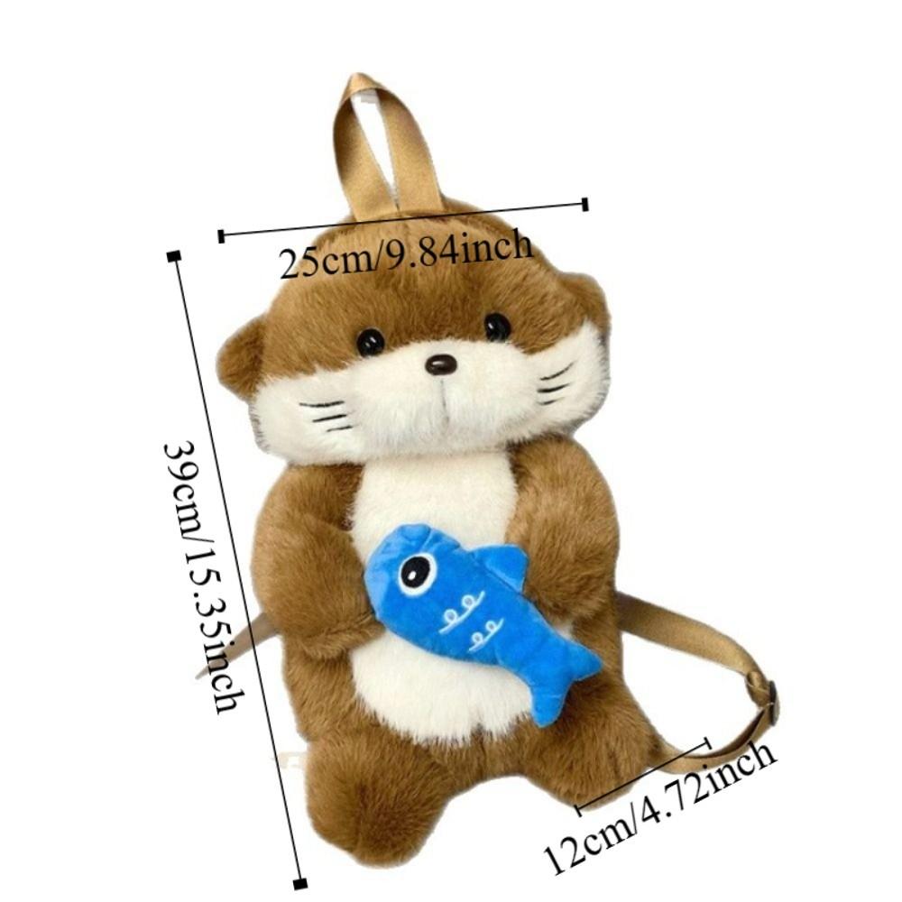 Adorable Simulation Animal Shoulder Bag Realistic Look Student School Bag  Birthday Gift