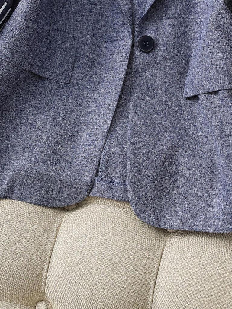 European and American Style Women's Autumn Fashion Three-Quarter Sleeve Suit Jacket