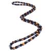 Hematite Obsidian Tiger Eye Beads Necklaces Men Fashion Triple Protection Necklaces Women for Magnetic Health Protection Jewelry