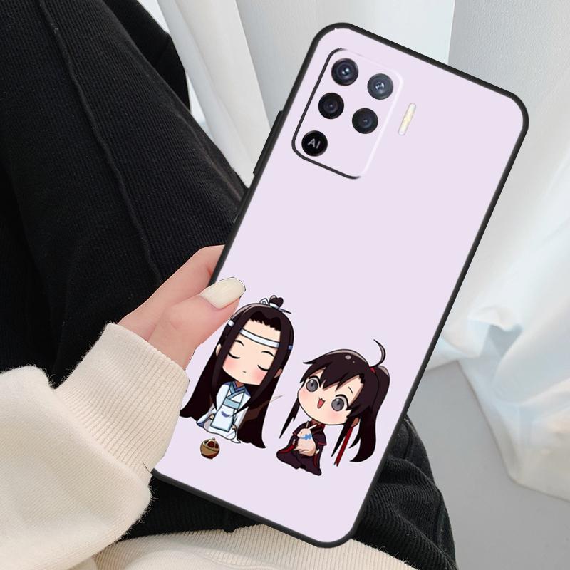 The Untamed Lan Zhan Wei Ying Case For Oppo A17 A57 A77 A40 A78 A54 A74 A94 A76 A16 A96 A18 A60 A80 A38 A58 A98 A15 A5 Pro