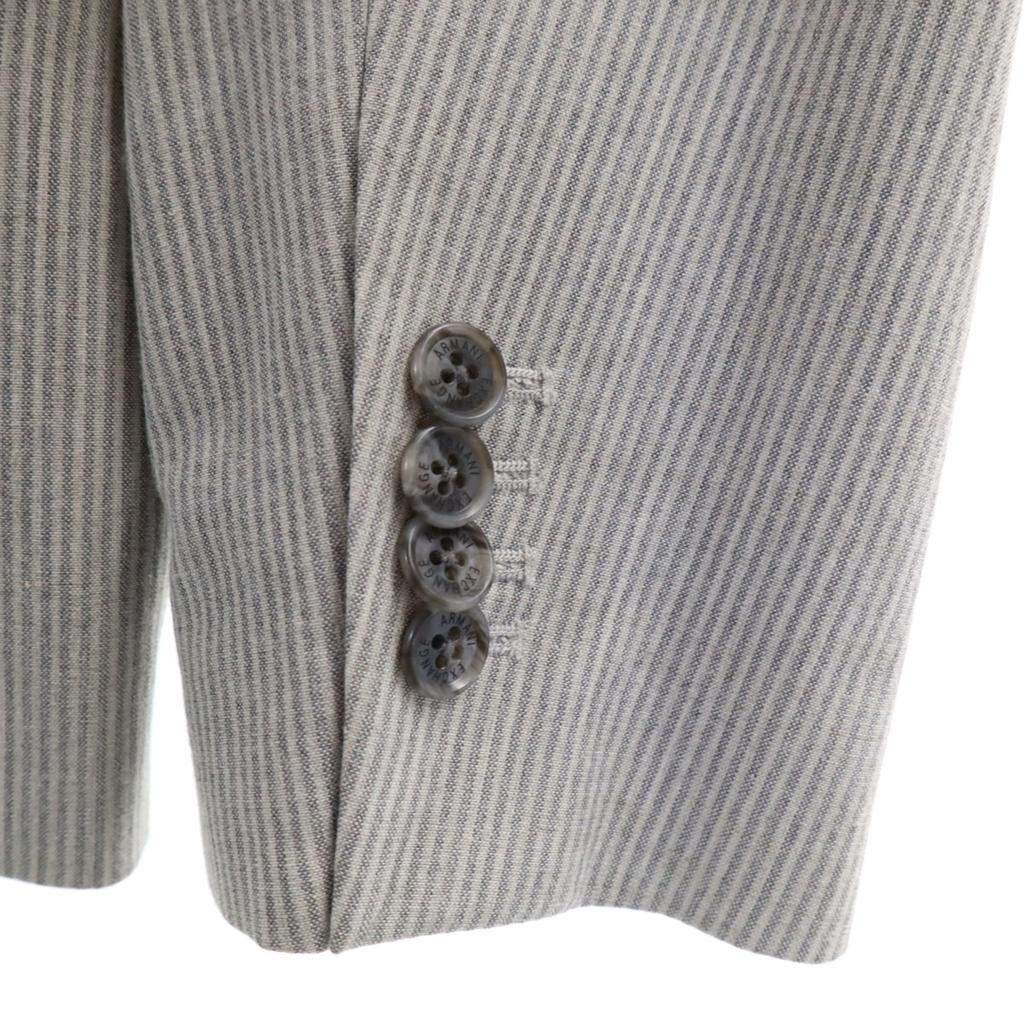 ARMANI EXCHANGE Striped Pattern tailored jacket 34 gray Men's Used