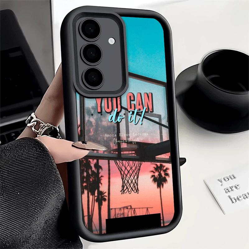 Phone Case for Samsung Galaxy S26 S25 Ultra S24 FE Basketball Sports Aesthetics Shell S23 Plus S22 + S21 S20 5G Soft Silicone Fu