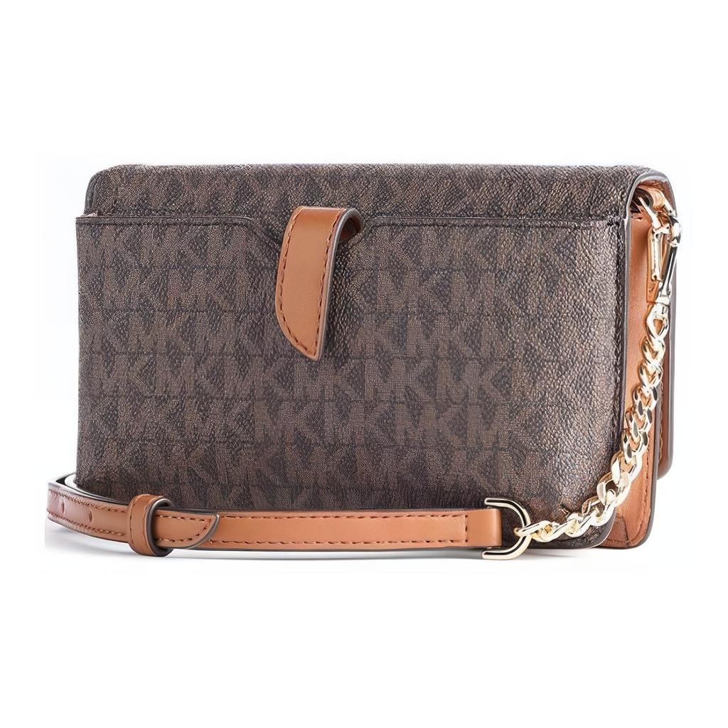 Michael Kors Heather PVC Crossbody Bag, Shoulder Bag Regular Women's Brown 32F2G7HC1B-BRNACORN