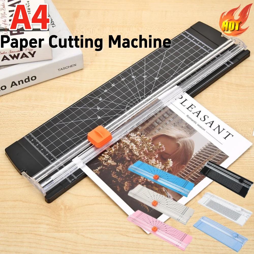 Plastic Base Portable A4 Paper Photo Trimmers Cutter Scrapbook Blade for Office