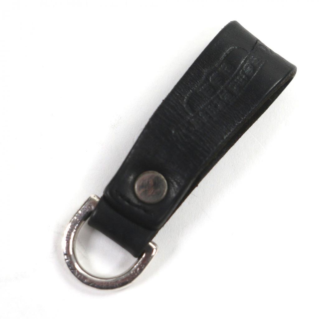 Great CHROME HEARTS key ring BELT LOOP D RING Belt loop black 925 mens Used
