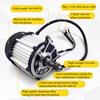 48V 60V 72V High Power Pure Copper BLDC Motor High Speed Brushless DC Motor for Electric Tricycle Scooter Conversion Kit