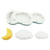 Silicones Baking Molds Set With Laces Star Heart Cloud Shapess For Cake Chocolate Jellys Making Heat Resistant