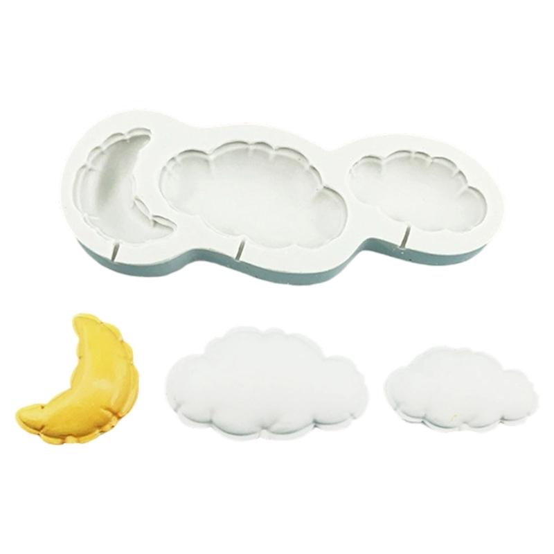 Silicones Baking Molds Set With Laces Star Heart Cloud Shapess For Cake Chocolate Jellys Making Heat Resistant