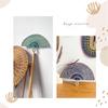 Straw Fan Wall Decoration Grass Handwoven Fan Hanging Decorations for Bedroom Background Wedding Party Home Decors