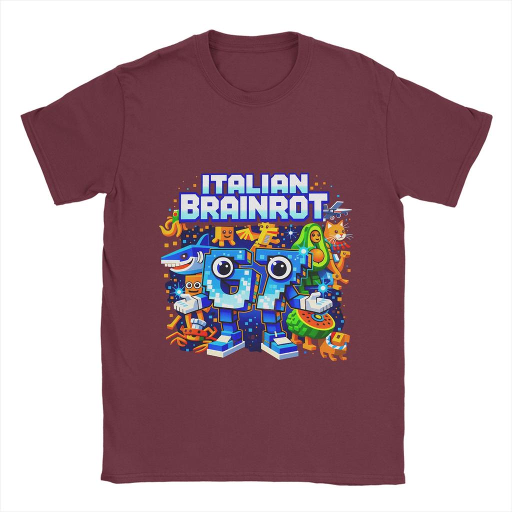 Italian Brainrot 67 TShirt Summer Pure Cotton T Shirts For Adult Harajuku Pattern Tee Shirt Short Sleeve Y2K Basic Top Tees