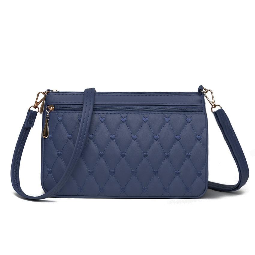 2025 summer new large-capacity women's messenger bag versatile quilted shoulder women's bag