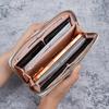 Korean Style Single Zipper Women'S Extra Large Capacity Long Wallet, Patchwork Coin Purse, Phone Bag, Fashionable And Versatile