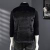 Autumn and Winter Cotton Vest with Velvet Vest Men's Coat Tide Enlarged Vest Young and Young Couples Thick Plush Vest
