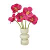 White Fake Flowers Tulip Single Stem Wedding Bouquet Flowers  Indoor Decoration