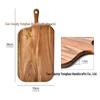 Acacia Wood Cutting Board - Kitchen & Restaurant Wooden Tray for Pizza, Steak, Fruit, and Bread