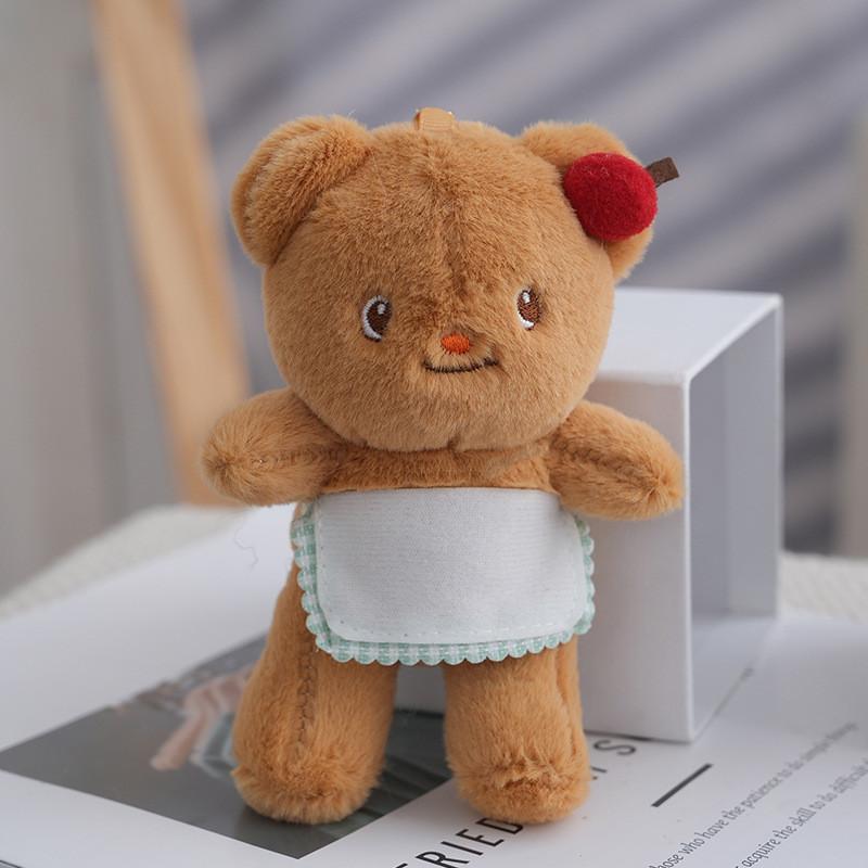 

Adorable Thai Butter Bear Plush Doll Soft Stuffed Toy For Girls And Boys 13cm Height Bib Style