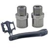 1Pair Bicycles Pedals Adapter Stainless Steels Bicycles Pedals Extender Bike Pedals Extenders Adapters Easy To Install