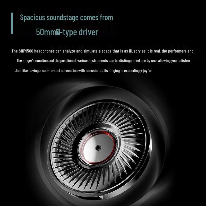 Philips SHP9500 Hi-Fi Over-Ear Wired Headphones