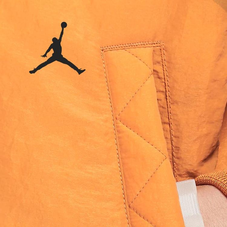 Air Jordan 23 Engineered Numeric Pattern Baseball Collar Long Sleeves Jacket Orange Men's CV2787-875