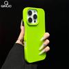 Bright Fluorescent Liquid Silicone Phone Case For For Iphone 17 Air 16 15 14 13 12 11 Pro Max Plus Shockproof Soft Back Cover
