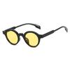  Retro Small Round Women Sunglasses Fashion Gradient Shades UV400 Punk Men Yellow Green Sun Glasses