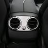 Cover Trim 1X For Benz GLC X253 2016 2017- Silver Steel Rear Air Outlet Vent