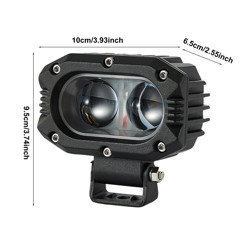 

Противотуманные фары для мотоцикла, водонепроницаемые, яркие светодиодные фары для мотоцикла, пылезащитные фары для ночной езды, инженерия