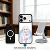 Re Zero Rem Emilia Handyhülle Für iPhone17,16,15,14,13,12,Pro,Max,Magnetisch Für Magsafe Kabelloses Laden