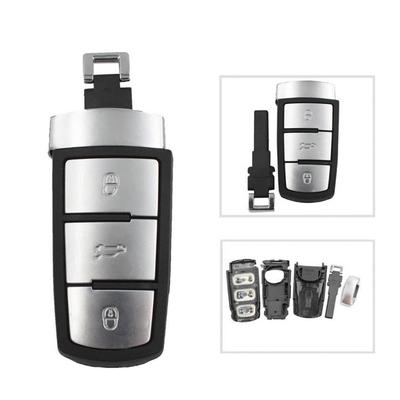 3 Buttons Car Key Spare Case Blank Shell For VW B6 Magotan