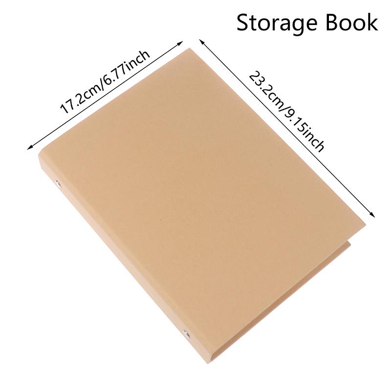 

Книга для хранения дизайна ногтей Большая вместимость Выставочный фотоальбом Клип-доска для карточек Diy Простой альбом для хранения книг