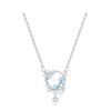 Necklace Fantasy Star and Moon Bow Pendant Niche Temperament Clavicle Chain Ins Style Simple Versatile Elegant Necklace#Good Luck TX2307064A