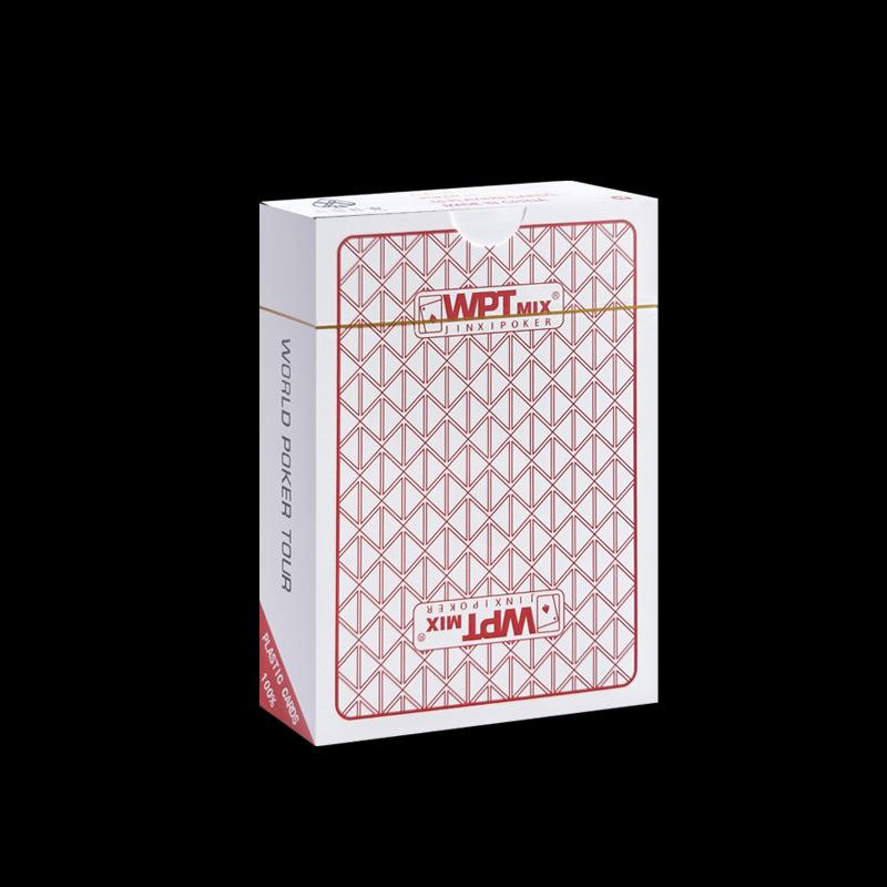 WPT Texas Hold em High-Grade Plastic Playing Cards, Waterproof & Anti-Fold, Double-Sided Frosted, Full Box.