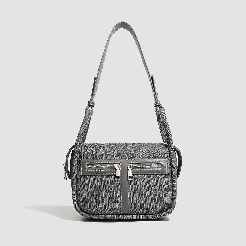 Soft leather niche light luxury women's bags New trendy horseshoe bags Large capacity shoulder crossbody bucket bags