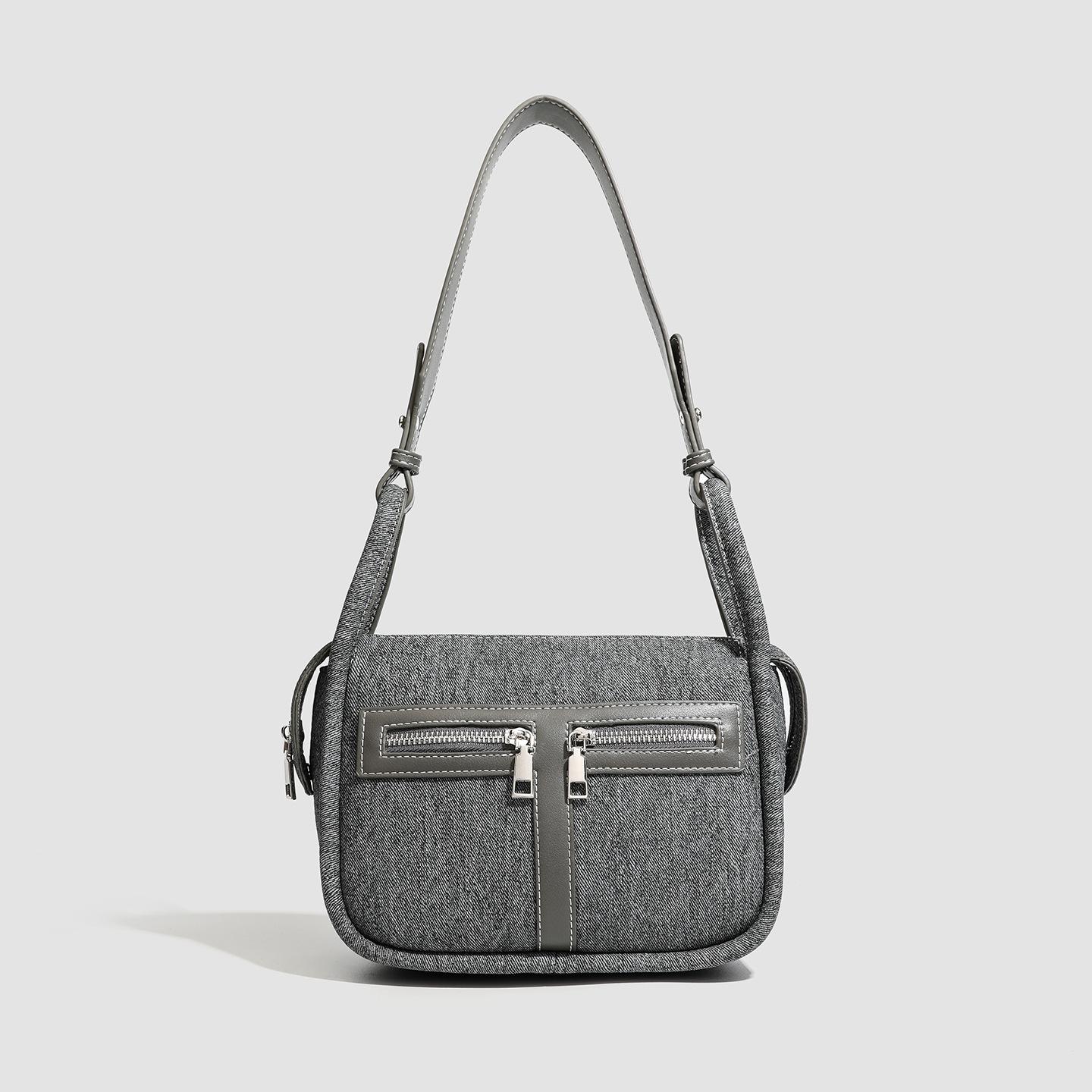 

Soft leather niche light luxury women s bags New trendy horseshoe bags Large capacity shoulder crossbody bucket bags