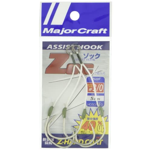 

Major Craft ZOC Double Hook HD50#3/0 Fishing Hook