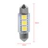 10PCS 36MM 12V 3 SMD 5050 LED Festoon Dome Car Light Bulbs Interior Lamp White