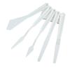 5-Piece Student Art Scraper Set: Plastic Handle Palette Knives for Oil, Gouache, and Acrylic Painting