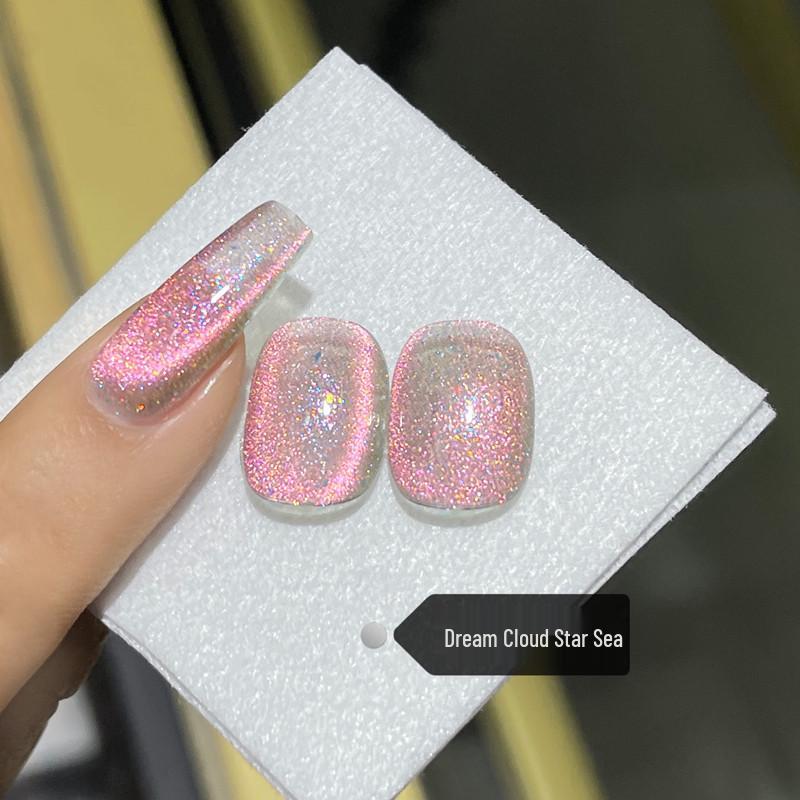 

Мечтательный Кристальный Гель-лак для Ногтей «Кошачий глаз»