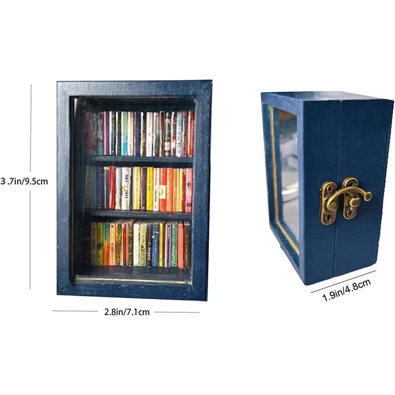 Anti-Anxiety Bookshelf Ornament Stress Relief Small Ornament Holiday Gift Home Desktop Decoration