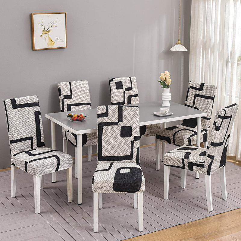 Dining Chair Slipcover Parsons Chair Furniture Protector Stretch Chair Covers For Dining Room, Restaurant, Kitchen, Party 4/6Pcs