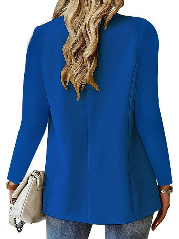 2024 Women's Autumn Long Sleeve Multi-Color Cardigan Blazer Jacket