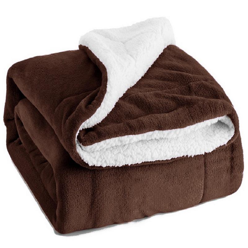 Cozy Double Layer Flannel Blanket for Home and Office