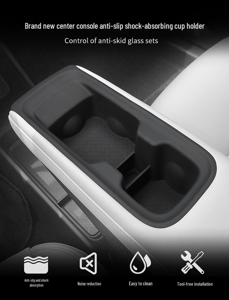 Bingo PLUS Anti-Slip Car Cup Holder Cover for Center Console Protection & Interior Decoration