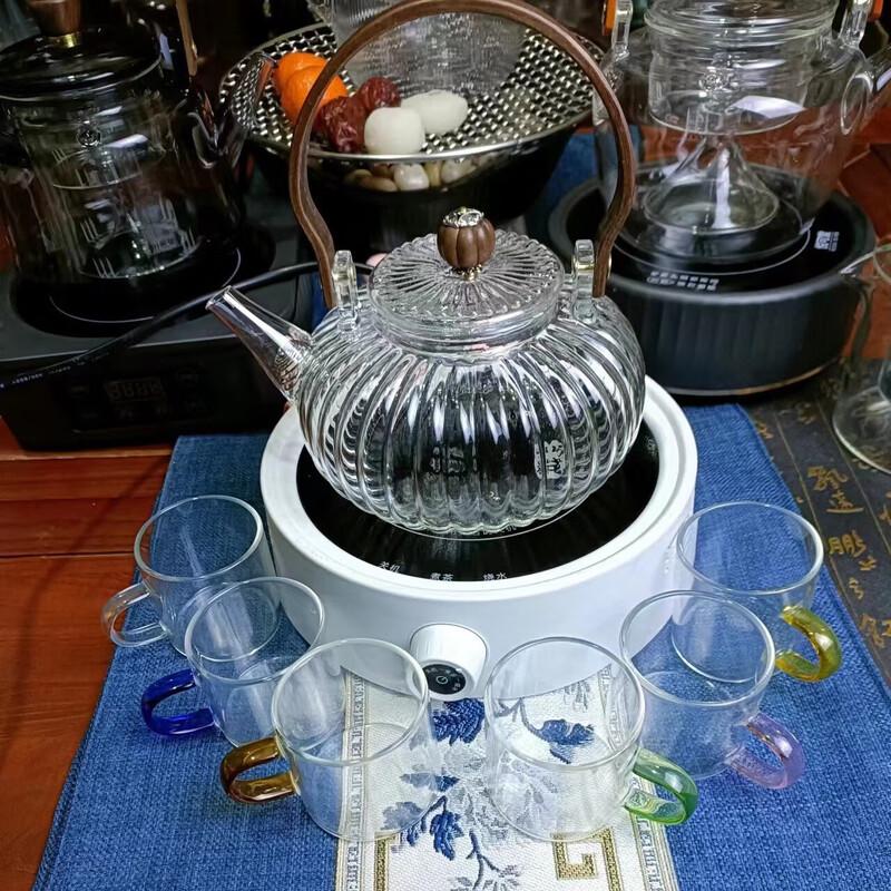 Glass Tea Brewing Pot Set with Electric Ceramic Stove