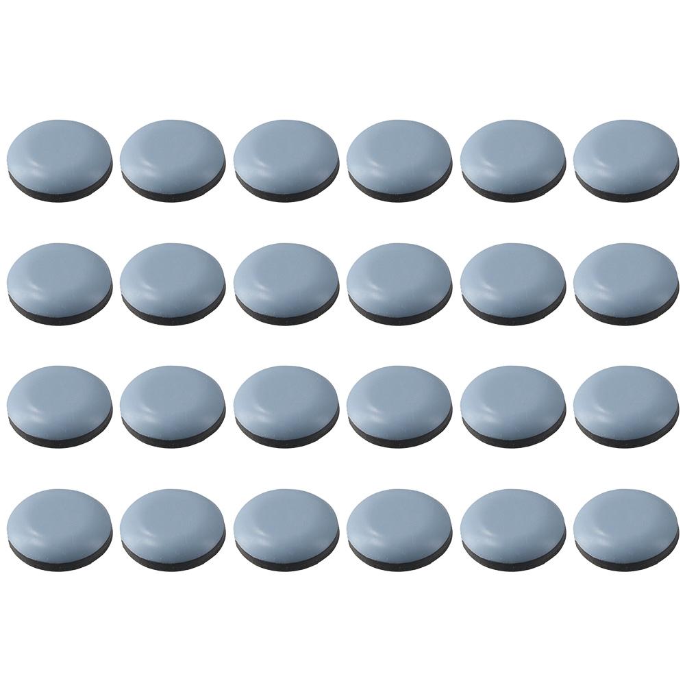 

24 Pcs Self Adhesive 19mm Chair Sliders Round PTFE Appliance Slider Carpet Sliders Home Kitchen