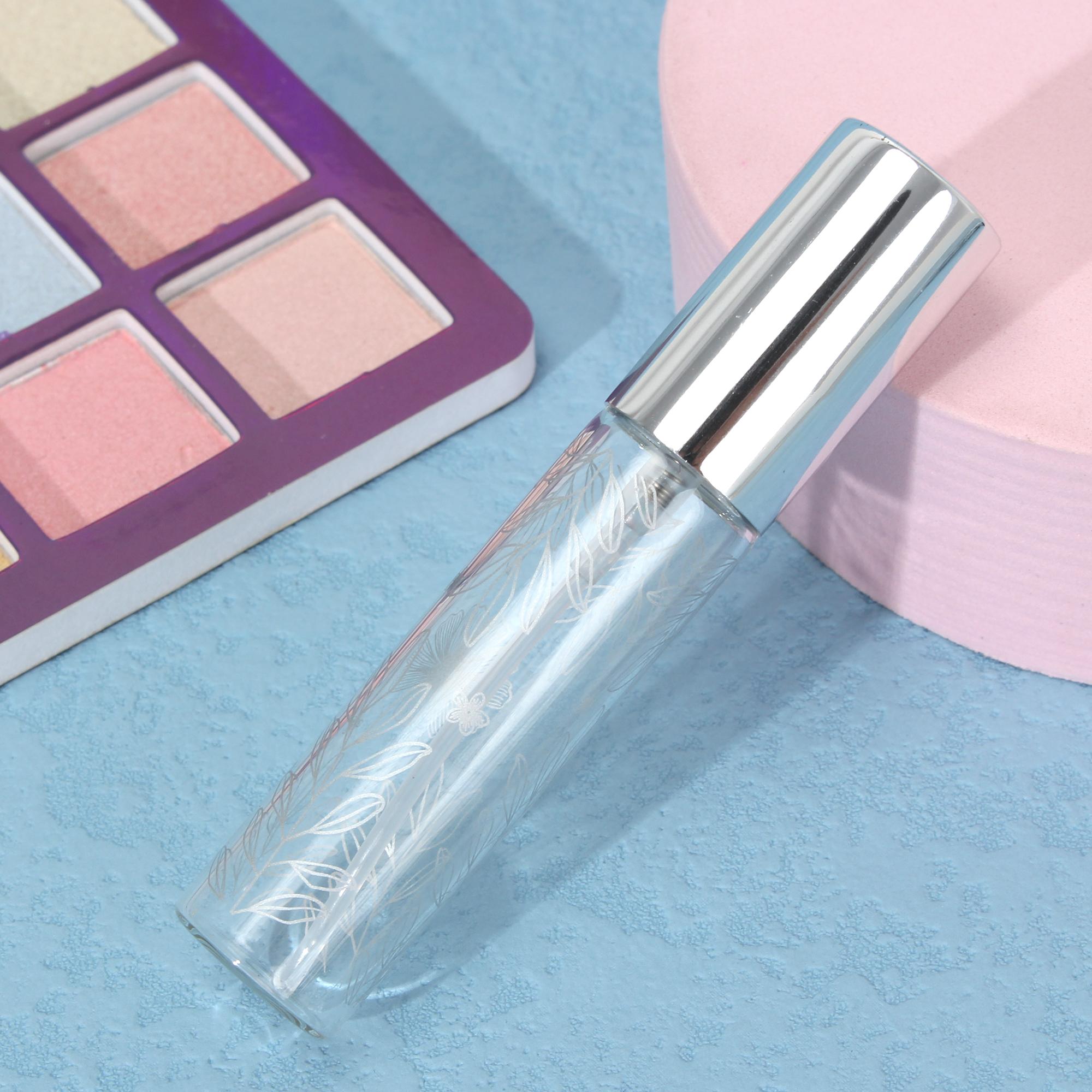 

10 мл Портативный декоративный стеклянный флакон для духов с распылителем Пустые косметические мини-бутылки для повторного использования Дорожный футляр для духов серебряный