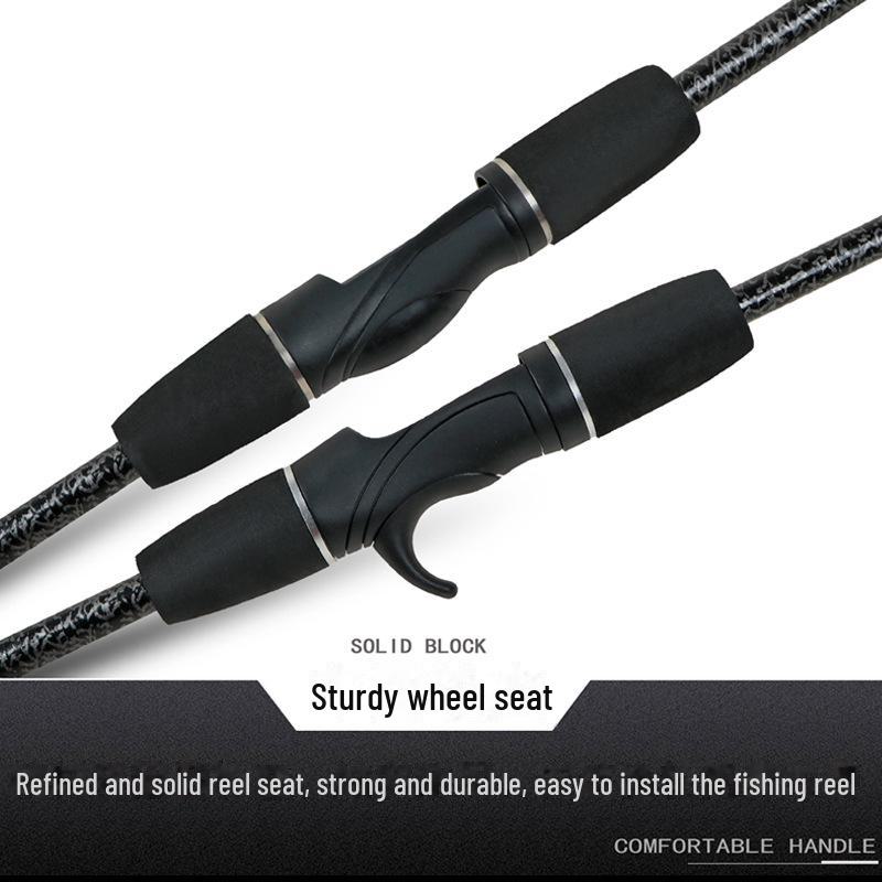 

Двухсекционное удилище средне-быстрого строя с регулируемой рукояткой/рукояткой для ружья Patterned fiberglass, Grip-1.6M