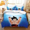 2026 Hot Sale Japanese Anime Dragon Ball Son Goku Bedding Set Quilt Cover Twin Full Bedroom Bed Decor for Teens Best Gifts